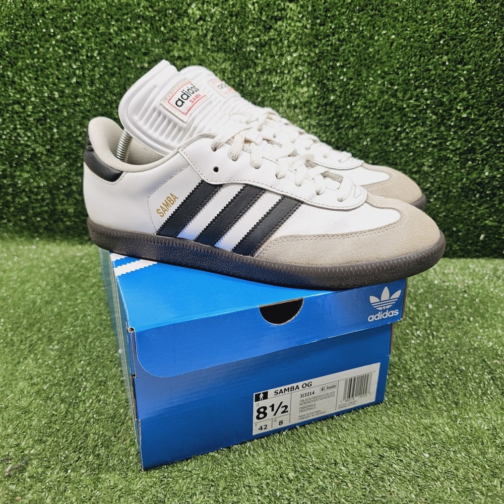 adidas Samba OG Men’s White/Black Leather Sneakers